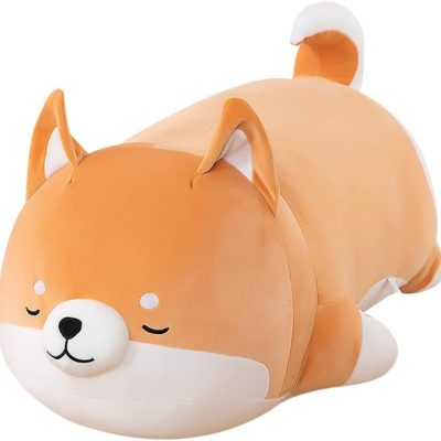 Plump Shiba Inu toy pillows, Akita plush pillows, cuddly pillows for children and girls (35 cm/13.7 inches)