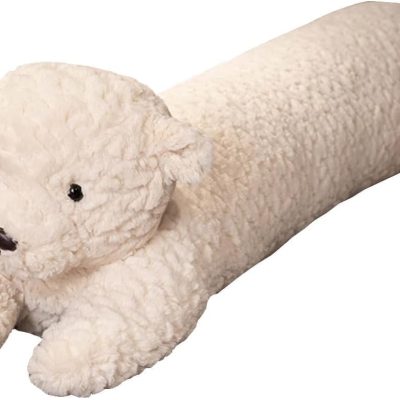 Bear-Shaped Plush Pillow - 47-inch Long Plush Bear - Birthday, Christmas, and Valentine's Day Gift, suitable for both boys and girls