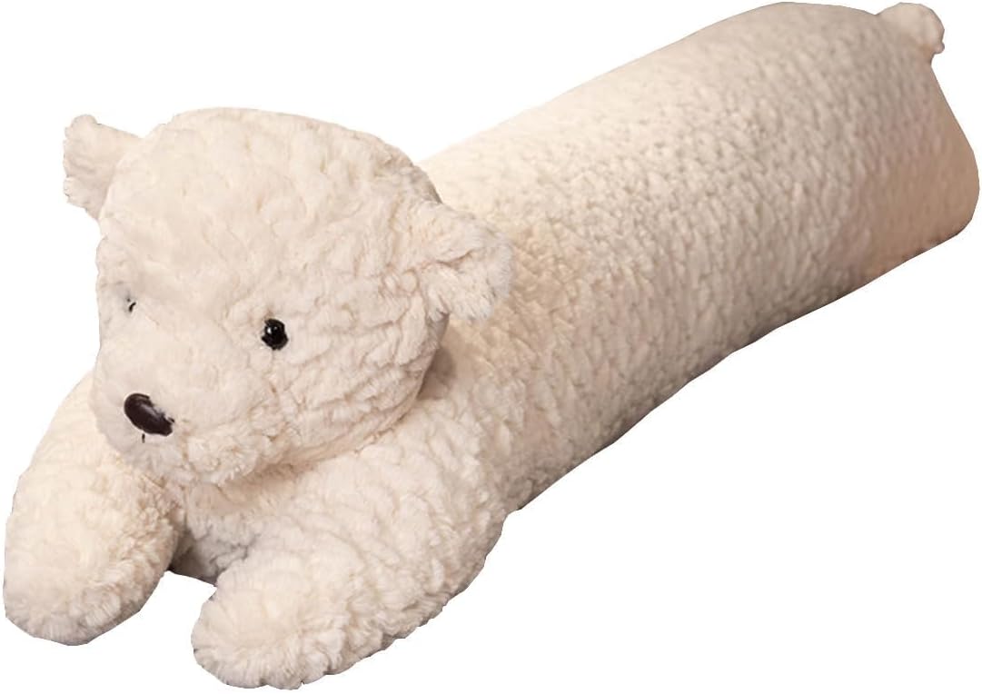 Bear-Shaped Plush Pillow - 47-inch Long Plush Bear - Birthday, Christmas, and Valentine's Day Gift, suitable for both boys and girls