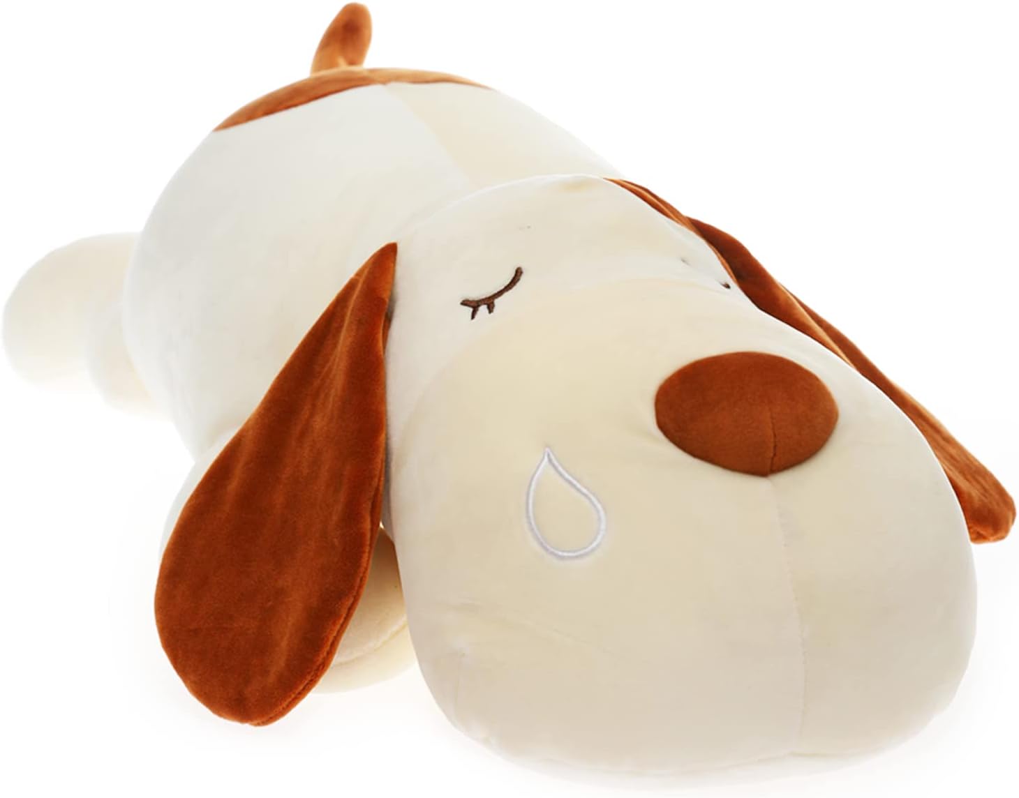Dog plush pillow, soft stuffed animal toy, dog plush pillow, children's gift, suitable for boys and girls (17.7 inches)